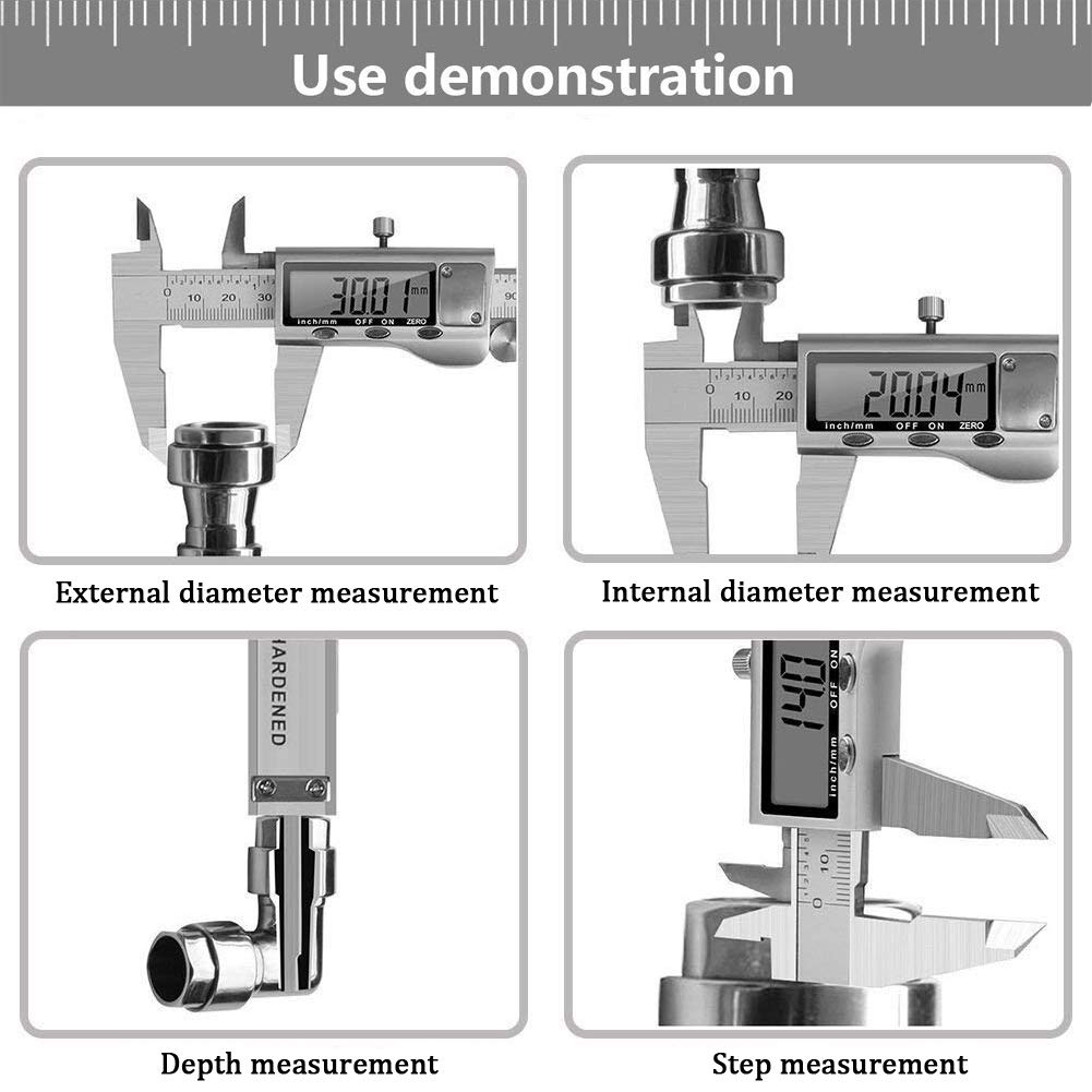 Metal Digital Caliper 150/200/ - Digital Caliper 150Mm Stainless Steel recension och pris