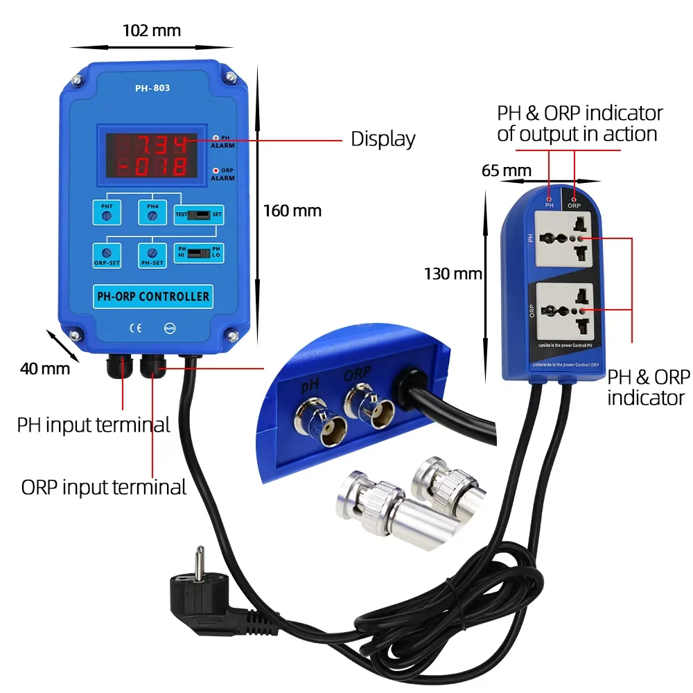 Digital PH Controller pH Meter - Ph Meter Digital Water Tester recension och pris